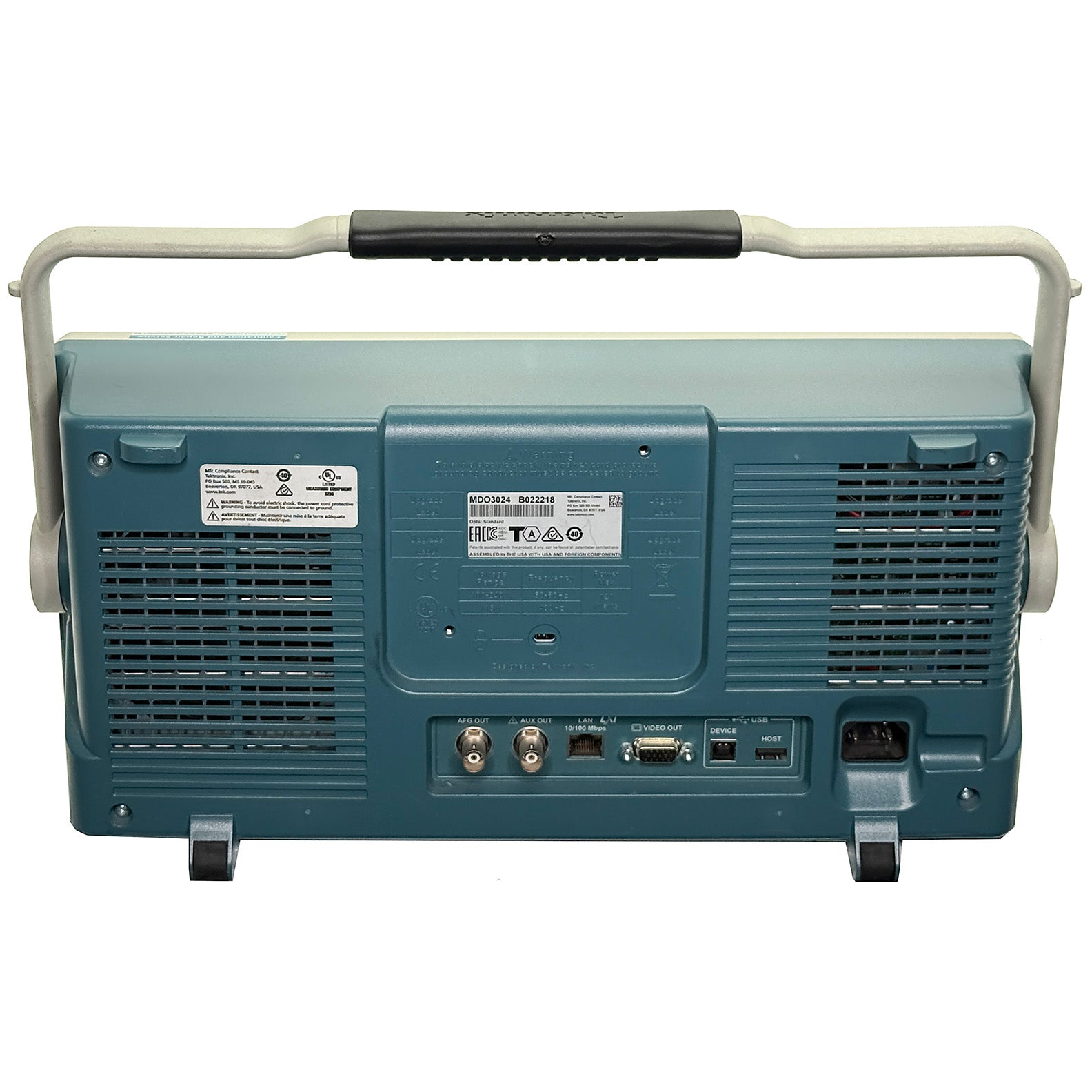 Tektronix MDO3024 Mixed Domain Oscilloscope, 4 Channel, 200 MHz, 2.5 GS/s