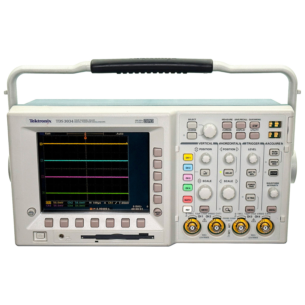 Tektronix TDS3034 Digital Phosphor Oscilloscope, 300 MHz, 4 Channel