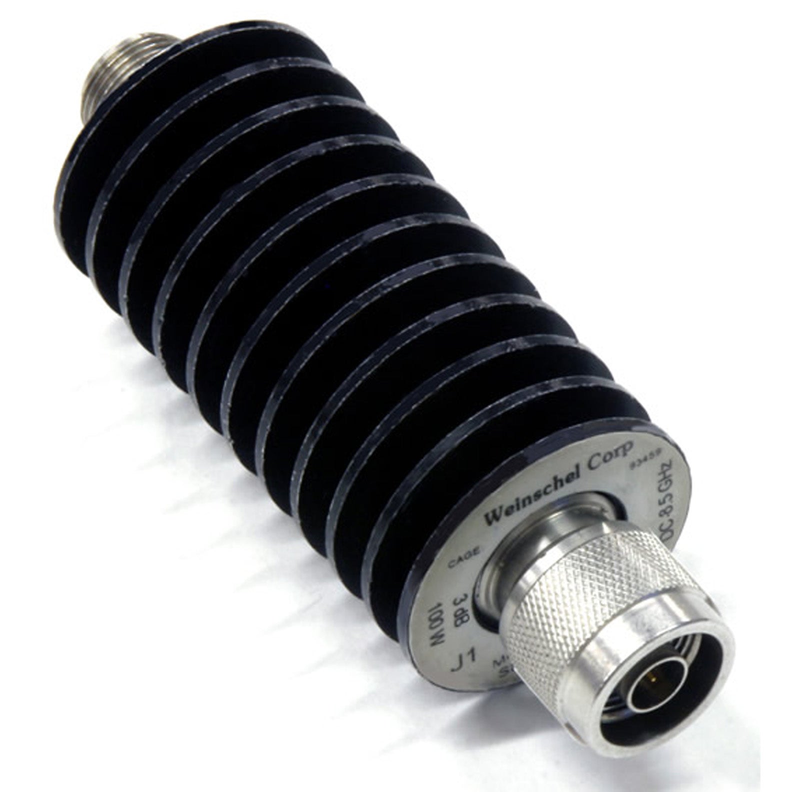 API / Weinschel 24-30-34 Coaxial Attenuator, dc to 8.5 GHz, 30 dB, 50 W, N(f)-N(m)