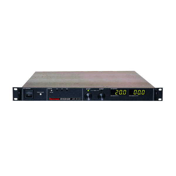 Ametek / Sorensen DCS 20-50E Programmable DC Power Supply, 0 to 20 Vdc, 0 to 50 A