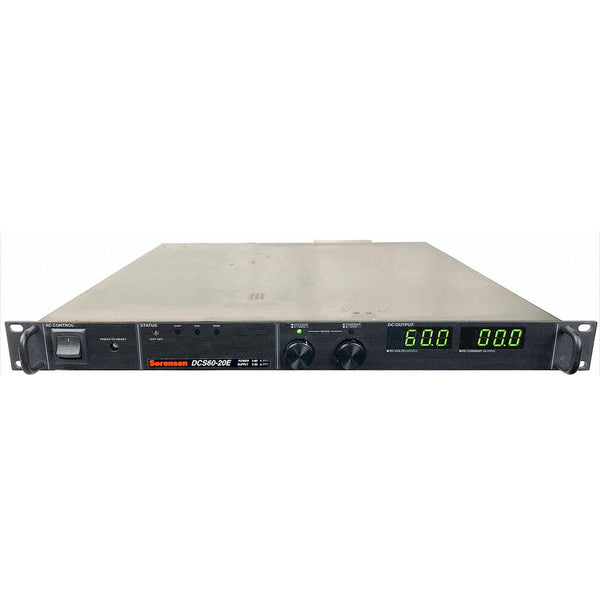 Ametek / Sorensen DCS 60-20E Programmable DC Power Supply, 0 to 60 Vdc, 0 to 20 A