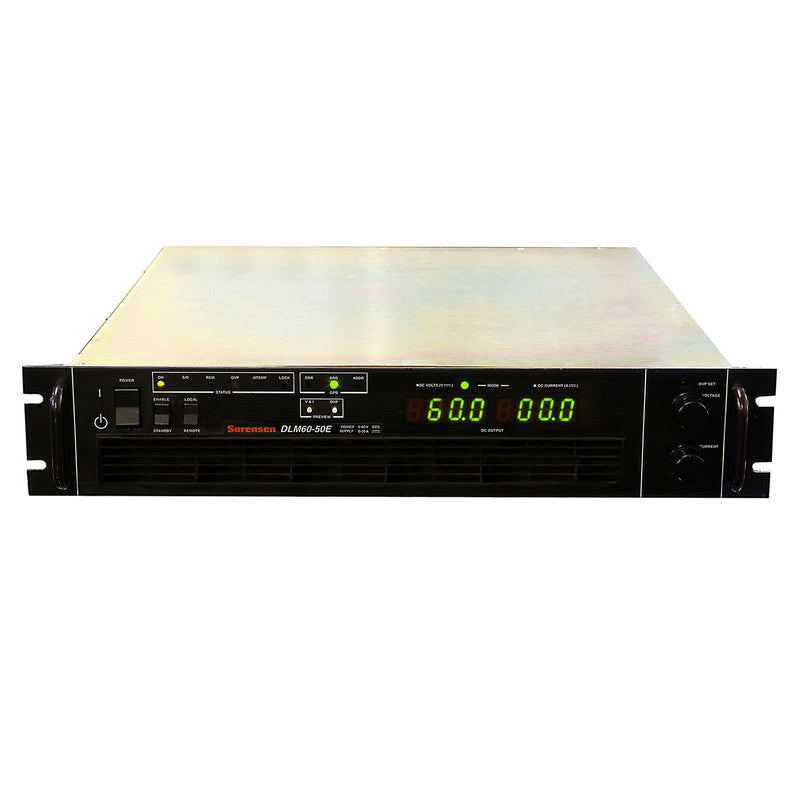 Ametek / Sorensen DLM 60-50E M9E Programmable DC Power Supply, 0 to 60 Vdc, 0 to 50 A, GPIB