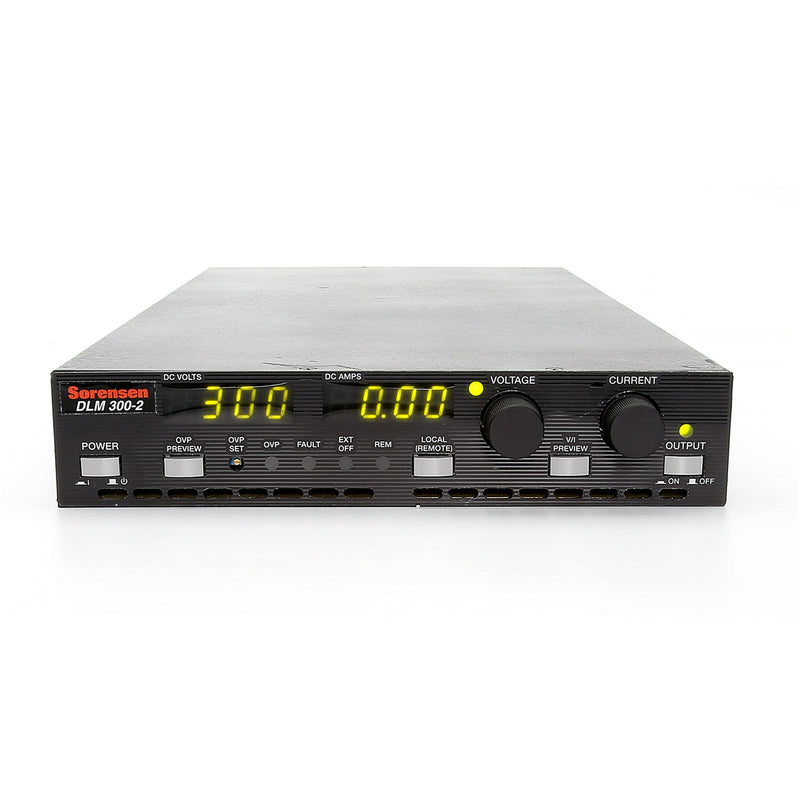 Ametek / Sorensen DLM 300-2 M9G Programmable DC Power Supply, 0 to 300 Vdc, 0 to 2 A, GPIB