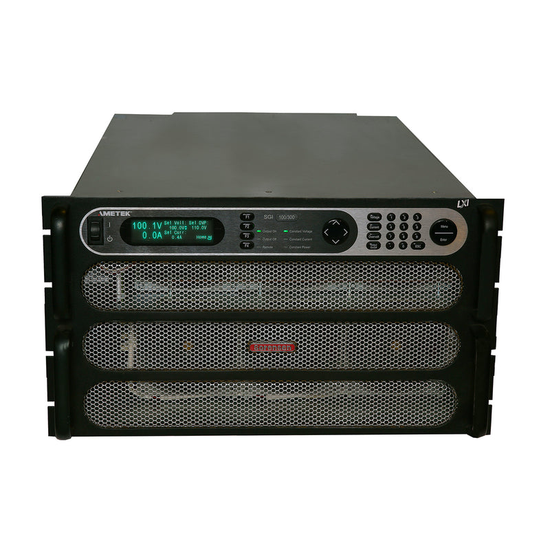 Ametek / Sorensen SGI100/300C-1CAAPF Programmable Precision High Power DC Power Supply, 0 to 100 Vdc, 0 to 300 A, LAN
