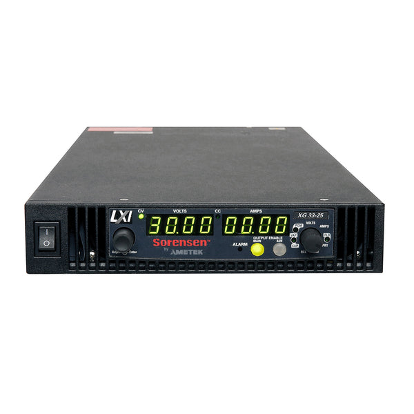 Ametek / Sorensen / Xantrex XG 33-25 MEB Programmable DC Power Supply, 0 to 33 Vdc, 0 to 25 A, LAN
