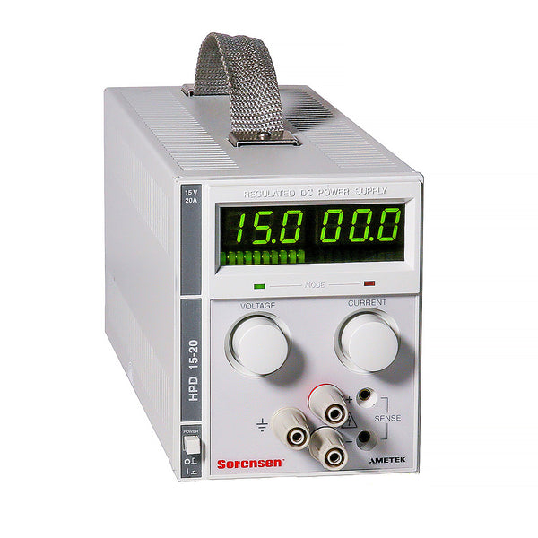 Ametek / Sorensen / Xantrex HPD 15-20 DC Power Supply, 0-15Vdc, 0-20A