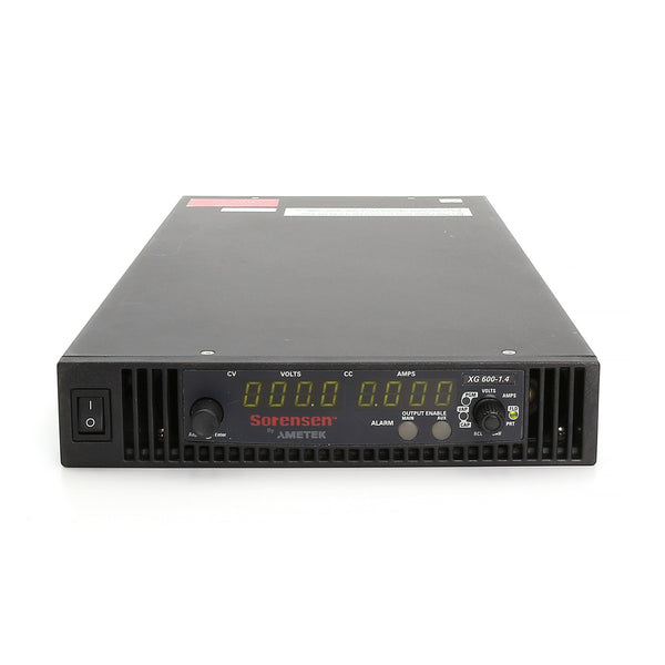 Ametek / Sorensen / Xantrex XG 600-1.4 Programmable DC Power Supply, 0 to 600 Vdc, 0 to 1.4 A