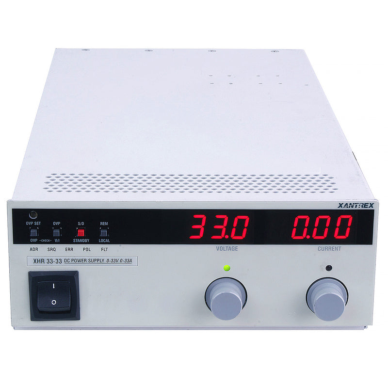 Ametek / Sorensen / Xantrex XHR33-33 Programmable DC Power Supply, 0 to 33 Vdc, 0 to 33 A