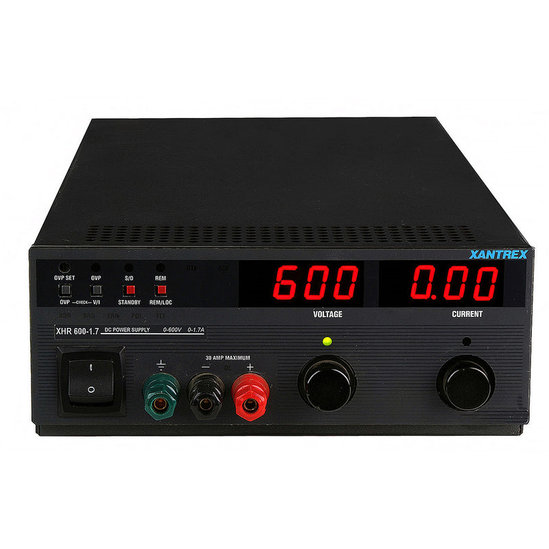 Ametek / Sorensen / Xantrex XHR 600-1.7 Programmable DC Power Supply, 0 to 600 Vdc, 0 to 1.7 A
