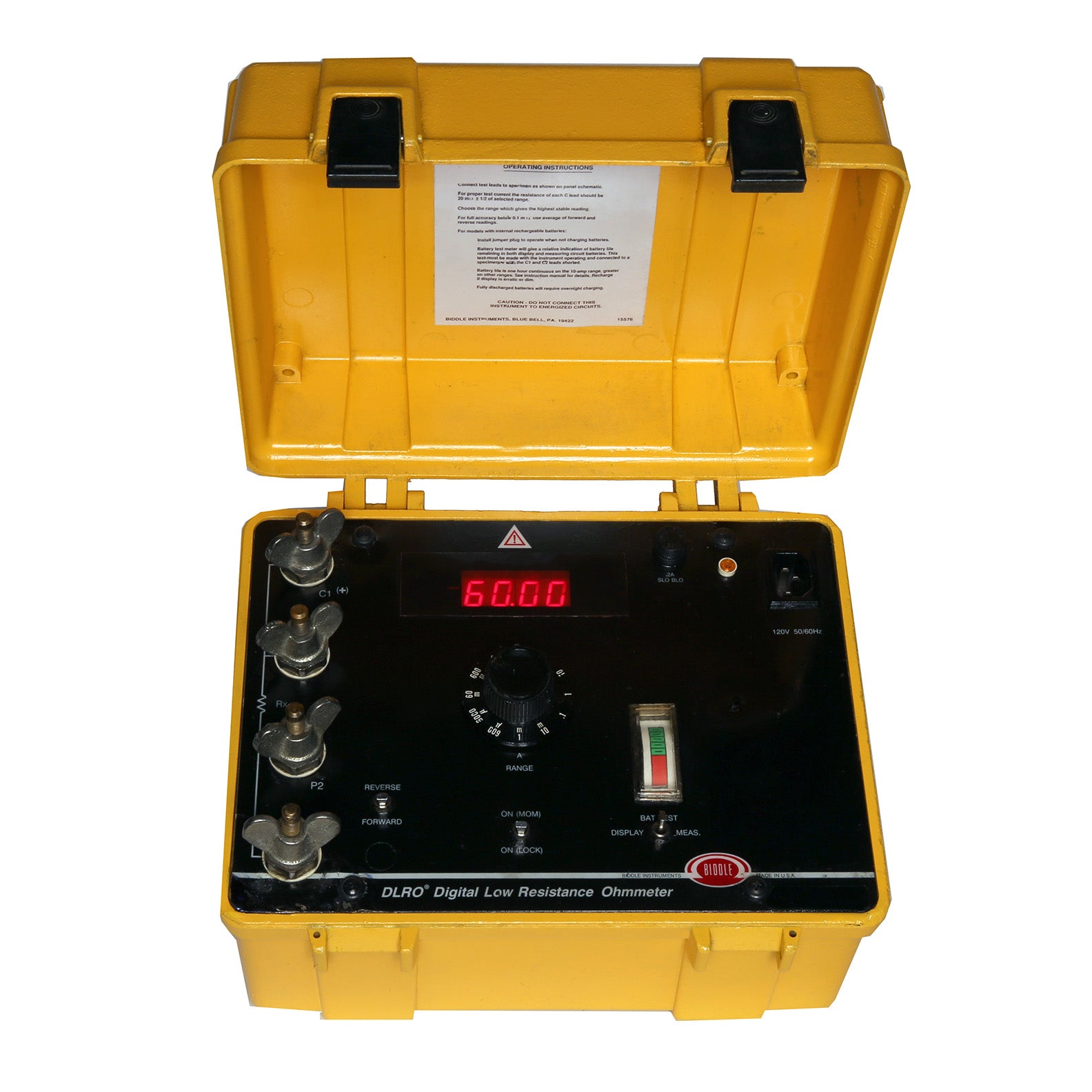 Megger / Biddle 247001 Digital Low Resistance Ohmmeter, Biddle