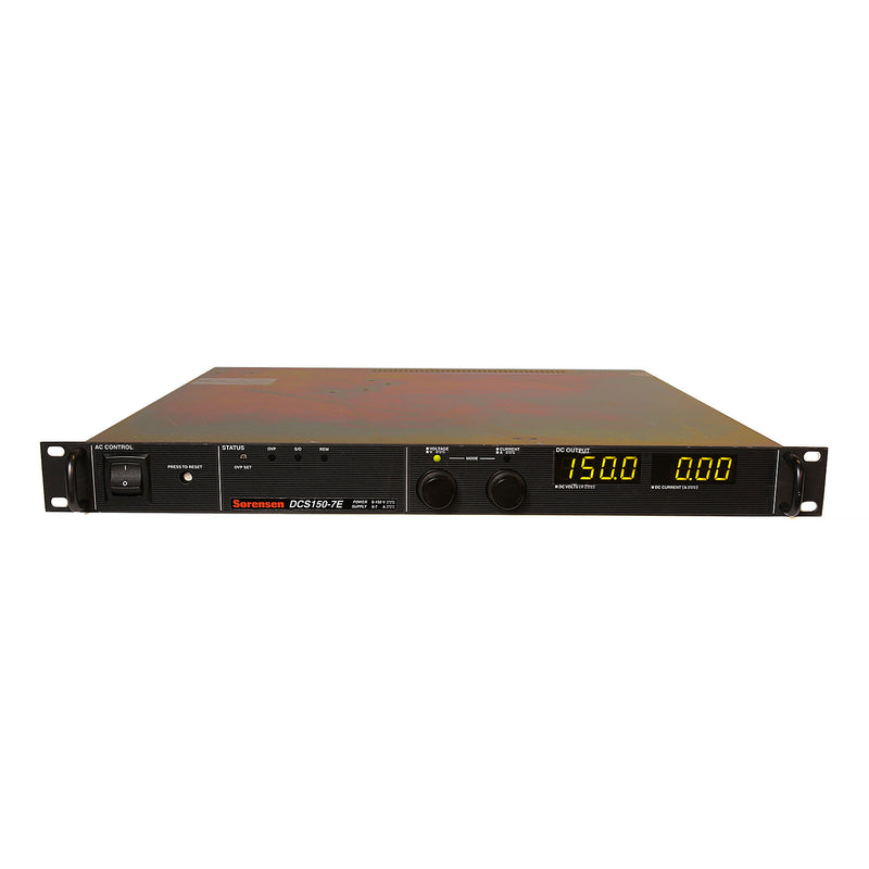 Ametek / Sorensen DCS 150-7E M9C Programmable DC Power Supply, 0 to 150 Vdc, 0 to 7 A, with GPIB