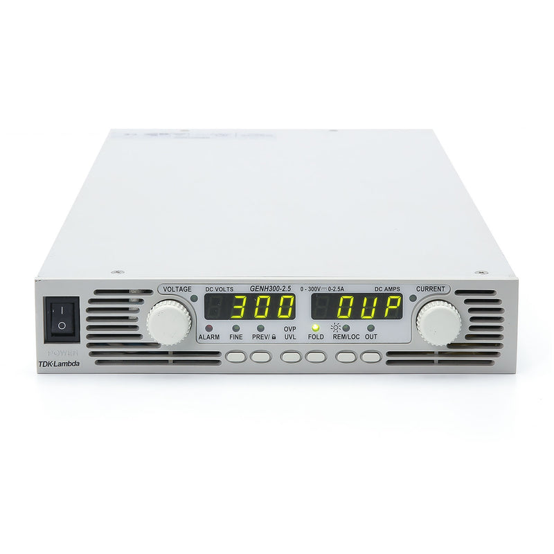 TDK-Lambda GENH 300-2.5 Programmable DC Power Supply, 0 to 300 V, 0 to 2.5 A