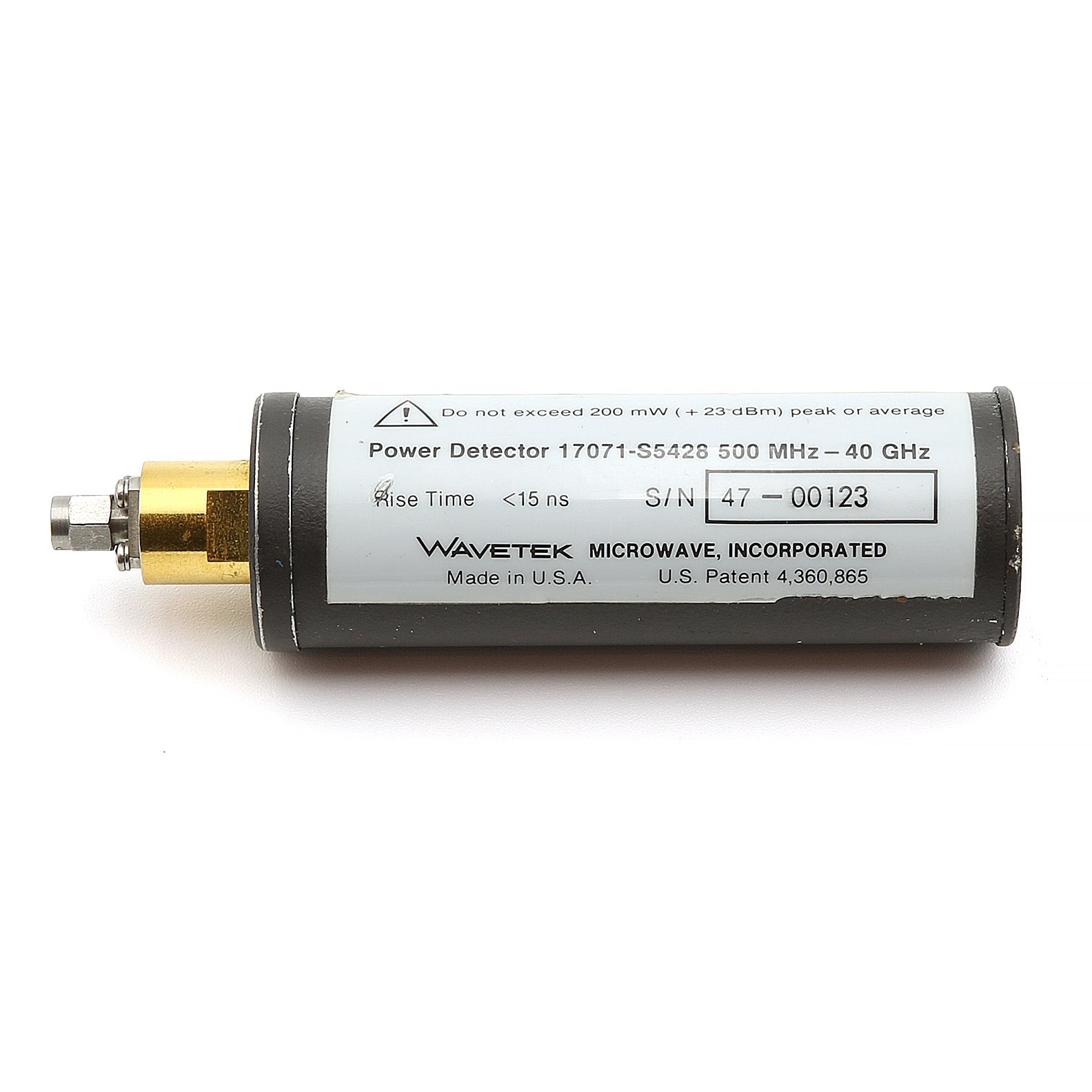 Giga-tronics / Wavetek 17071 Power Sensor, 750 MHz to 40 GHz