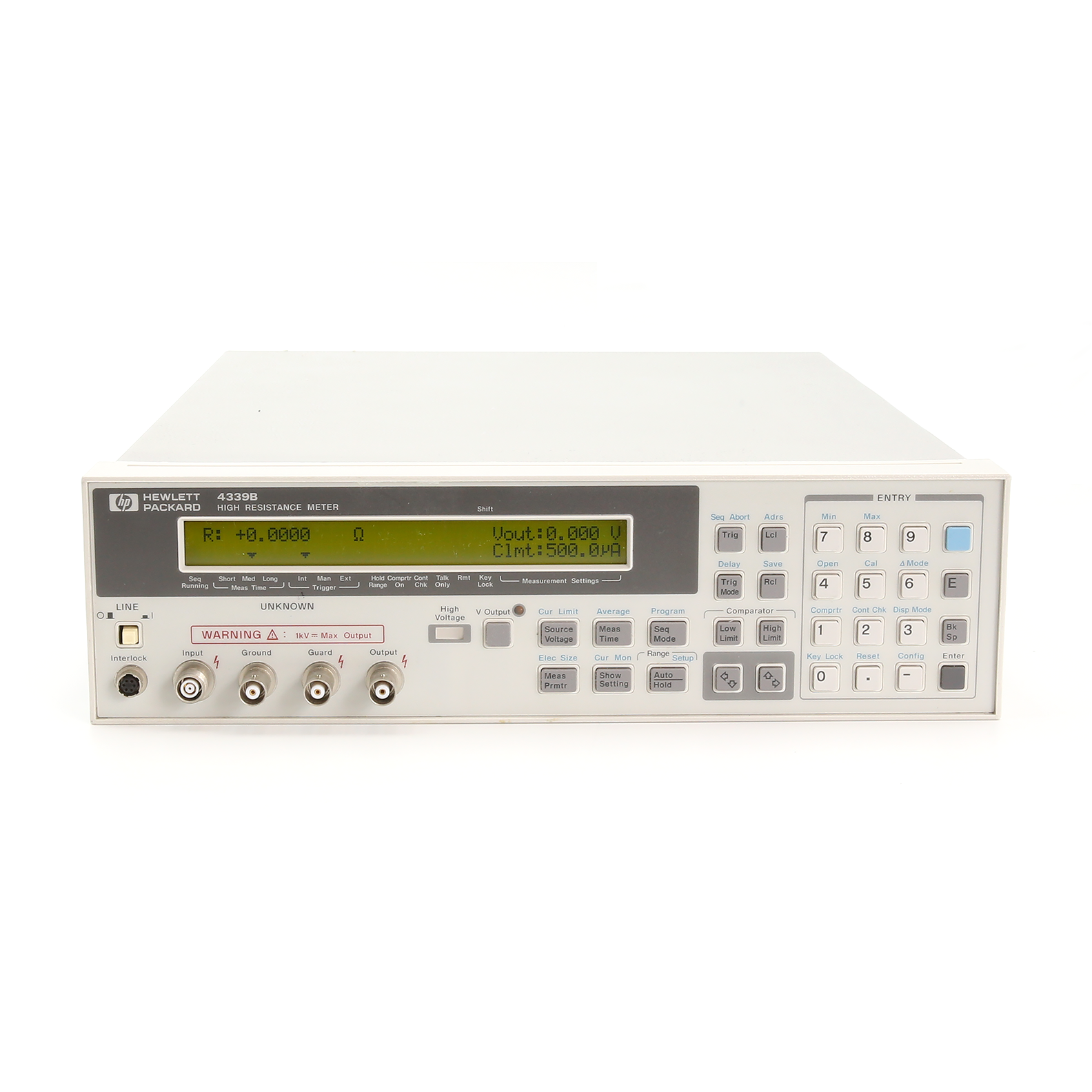 Keysight / Agilent 4339B High Resistance Meter