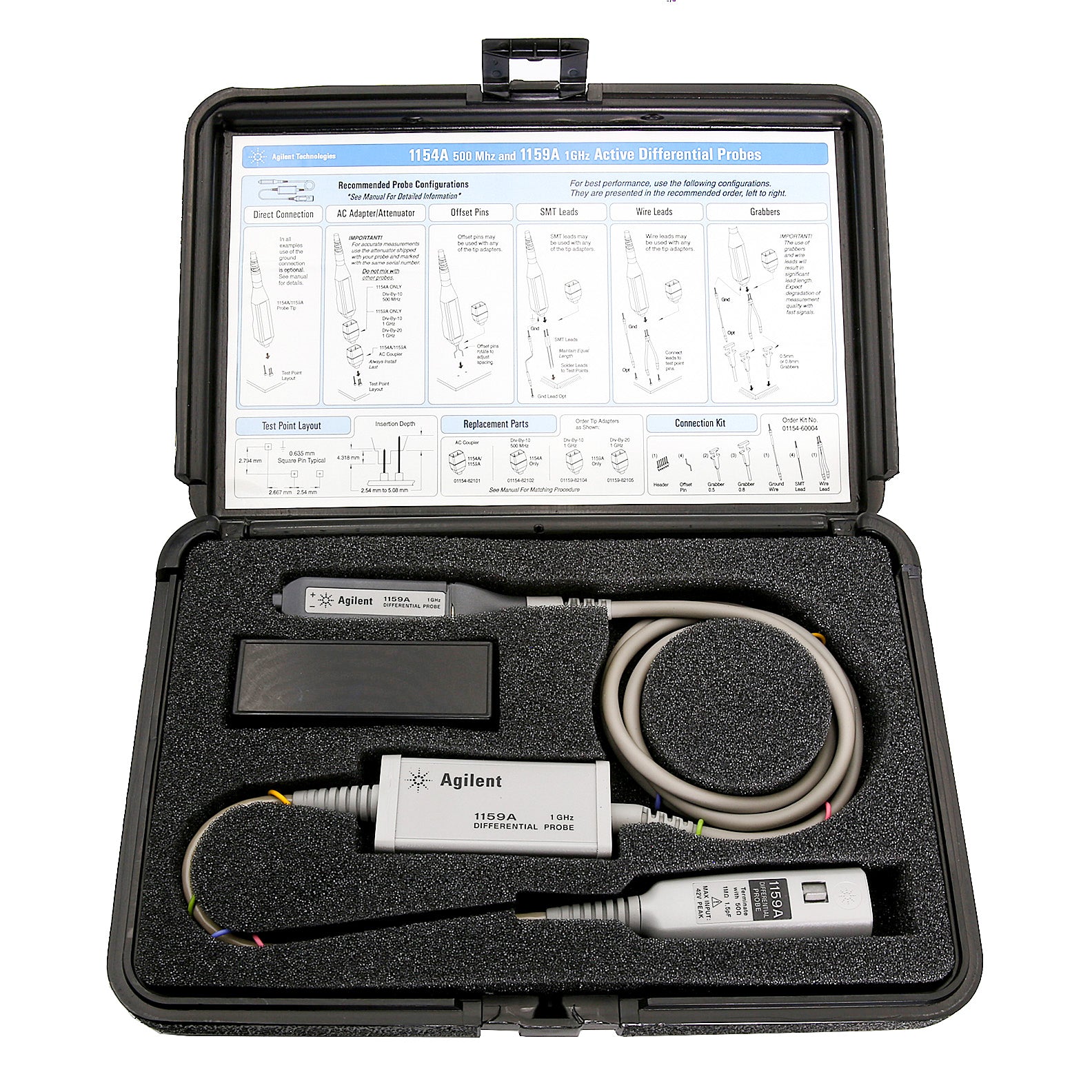 Keysight / Agilent 1159A Differential Probe, 1.0 GHz