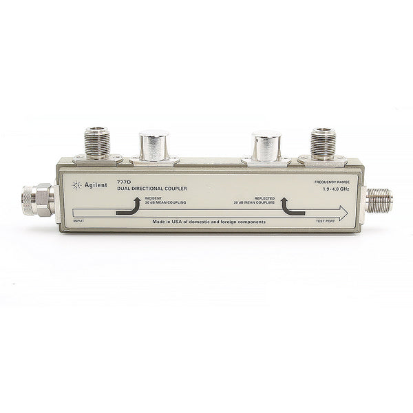 Agilent 777D Coaxial Dual Directional Coupler, 1.9 to 4 GHz, 20 dB