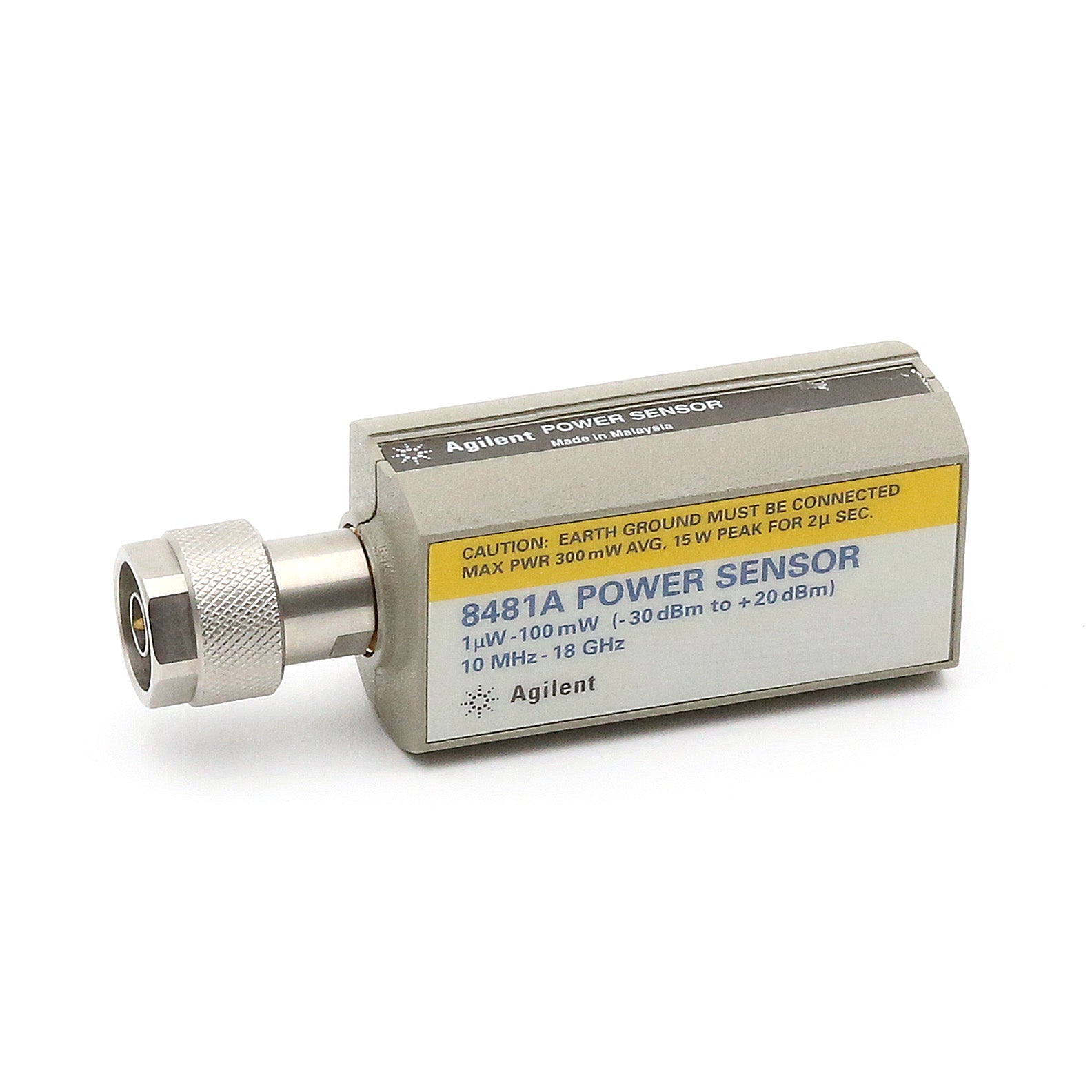Keysight 8481A Power Sensor, 10 MHz to 18 GHz, 1 µW to 100 mW