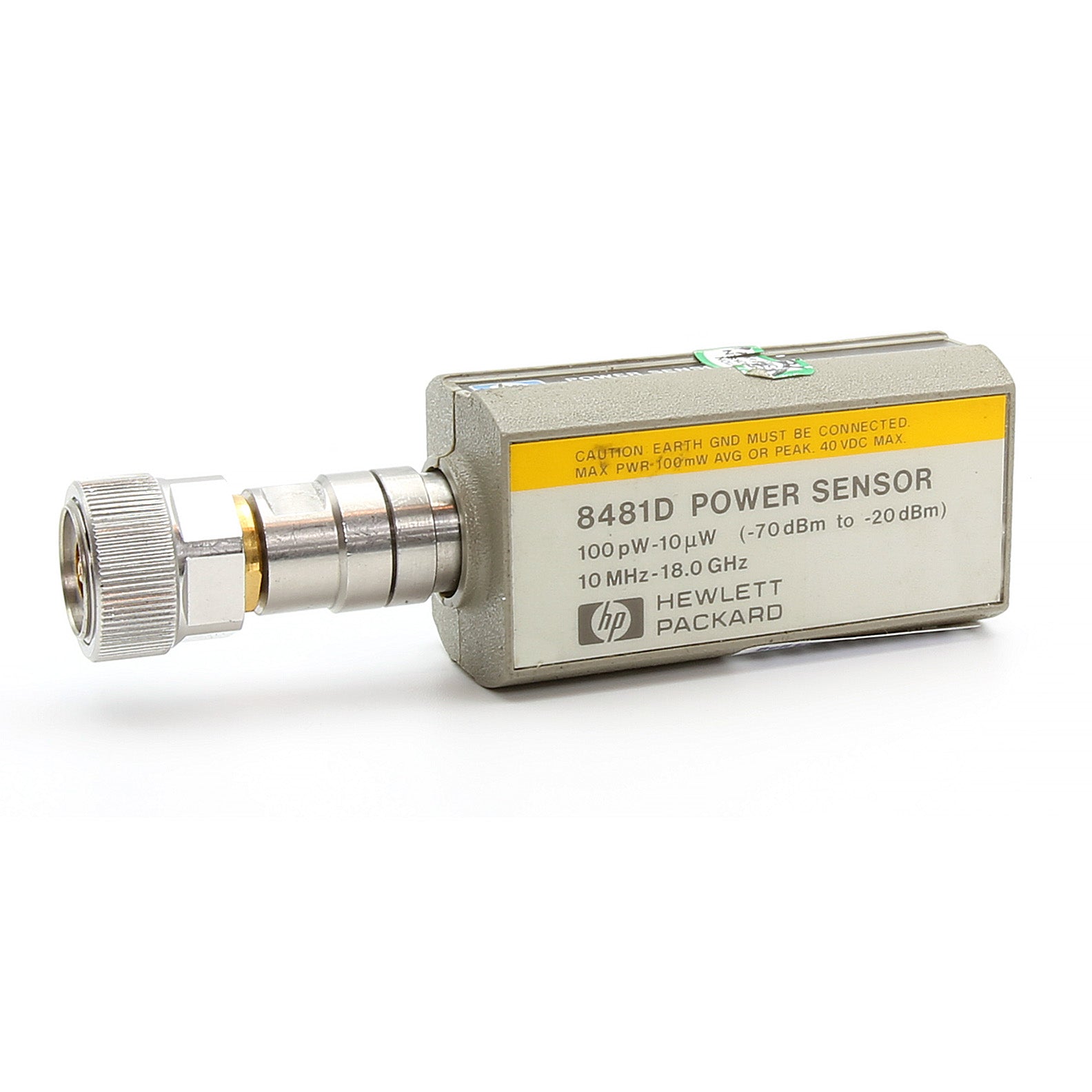 Keysight 8481D Power Sensor, 10 MHz to 18 GHz, 100 pW to 10 µW
