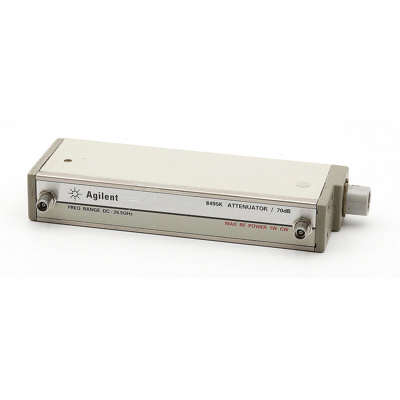 Keysight / Agilent 8495K 004 Step Attenuator, dc to 26.5 GHz, 0 to 70 dB, 10 dB steps, 3.5mm(f)