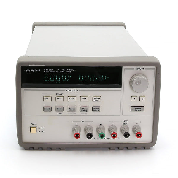 Keysight E3631A DC Power Supply Triple Output, +25 Vdc, -25 Vdc, 6 Vdc