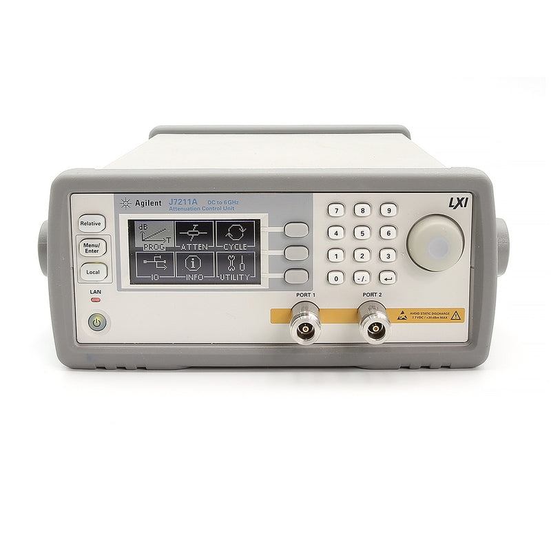 Keysight / Agilent J7211A Attenuation Control Unit, DC to 6 GHz, 0 to 121 dB, 1 dB step