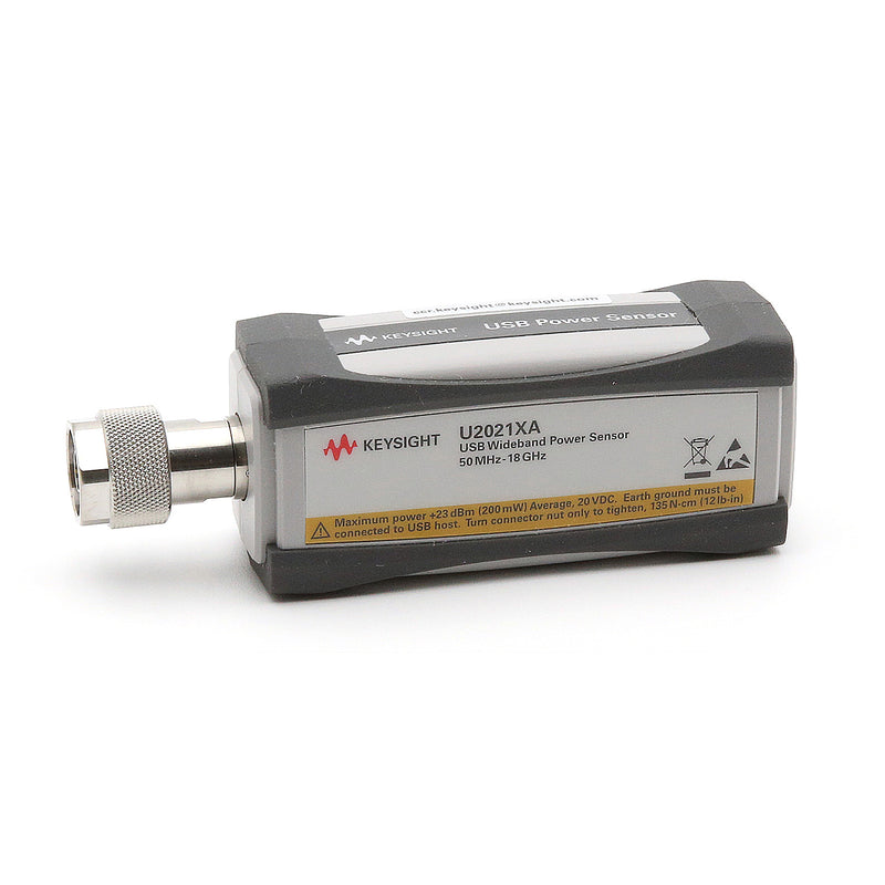 Keysight / Agilent U2021XA USB Power Sensor, 10 MHz to 18 GHz, -30 to +20 dBm / -45 dBm to 20 dBm