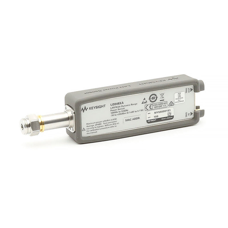 Keysight U2049XA 100 LAN Power Sensor, 10 MHz to 33 GHz, -70 dBm to +20 dBm