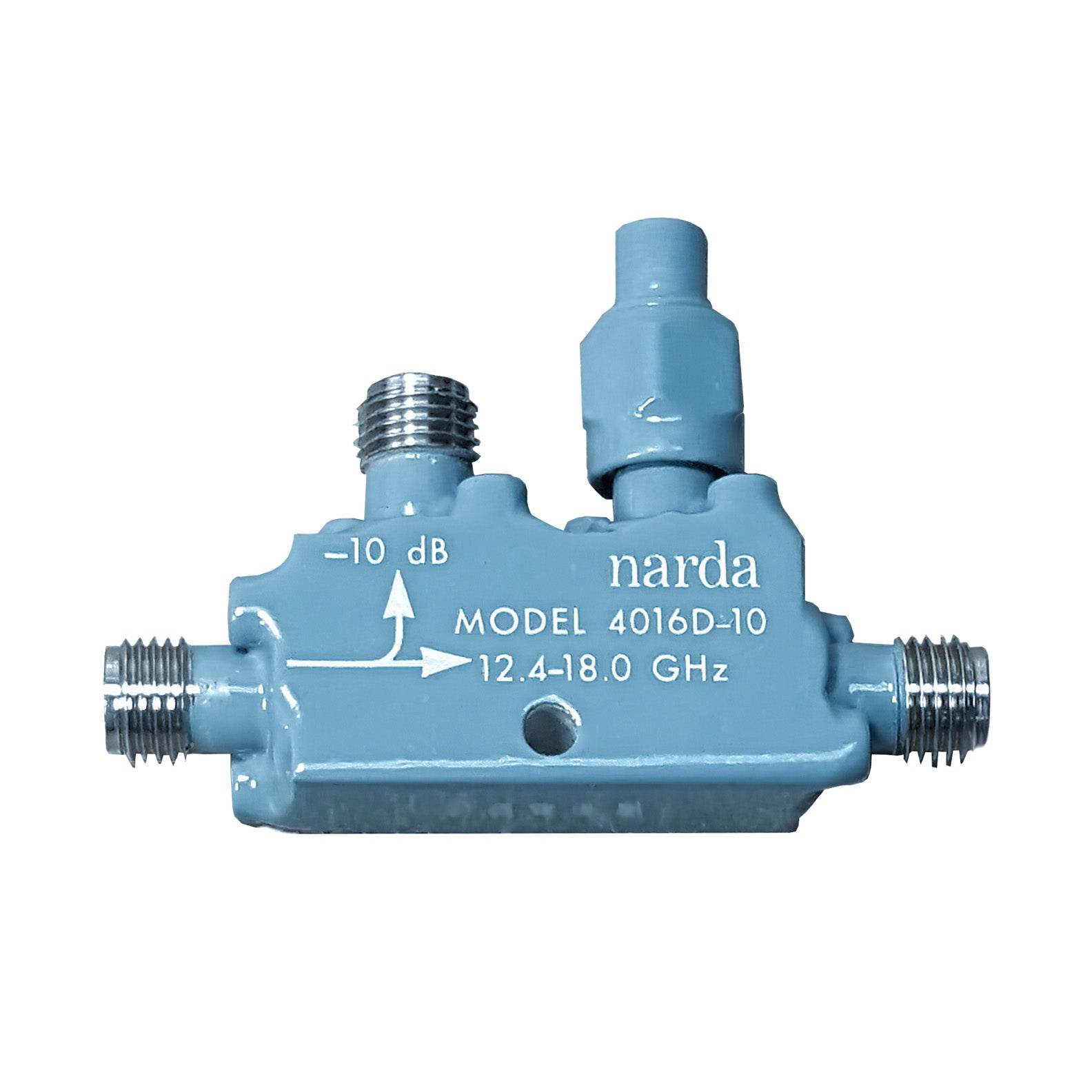 Narda 4016D-10 Directional Coupler, 12.4 to 18.0 GHz, 10 dB, SMA(f)