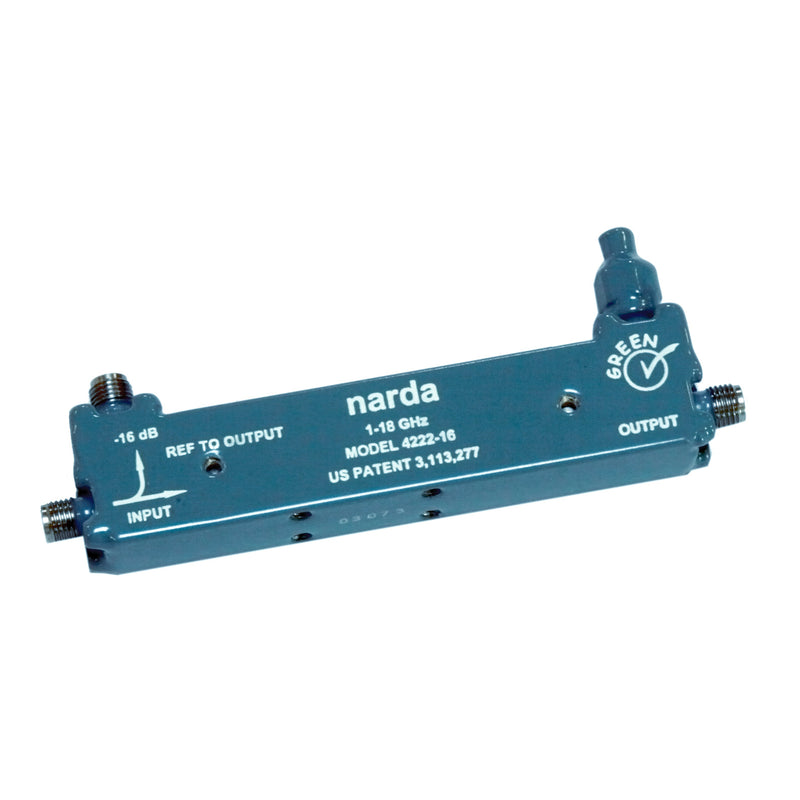 Narda 4222-16 Directional Coupler, 1 to 18 GHz, 16 dB, SMA(f)