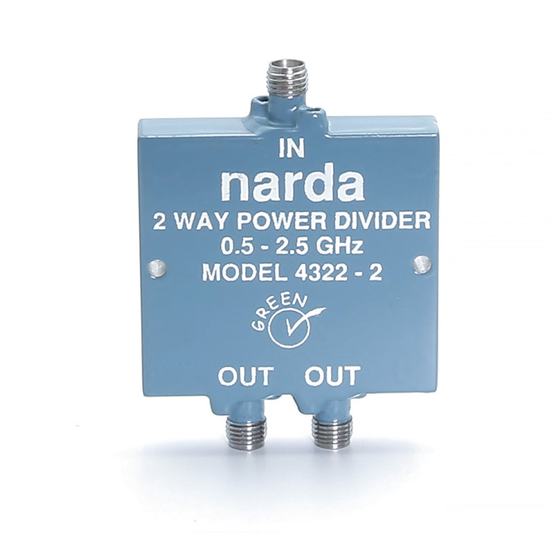 Narda 4322 Power Divider, 0.5 to 2.5 GHz, SMA(f), 30 Watt