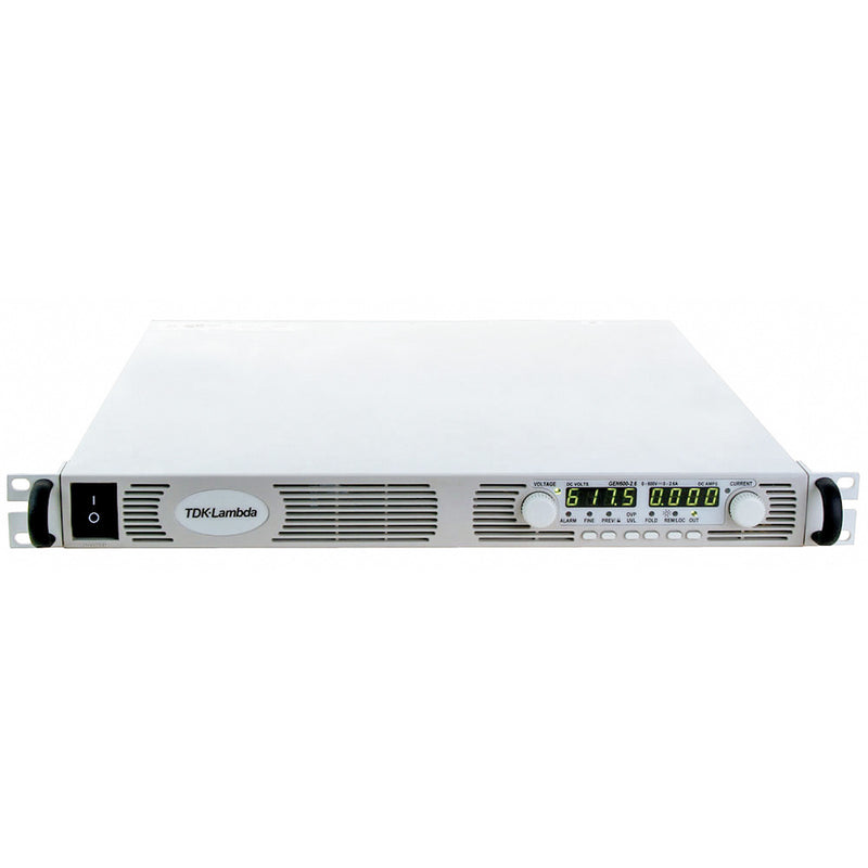 TDK-Lambda GEN 600-2.6 Programmable DC Power Supply, 0 to 600 V, 0 to 2.6 A