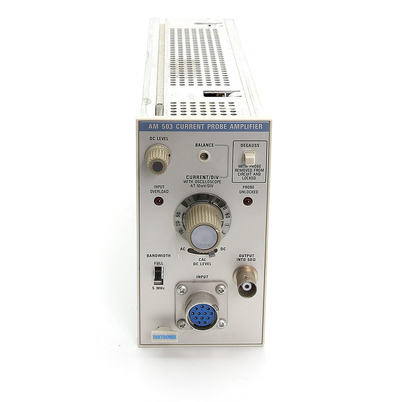 G9】Tektronix AM503 CURRENT PROBE AMPLIFIER-